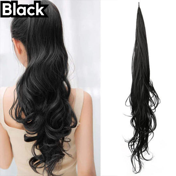 Glamour poninhäntälaajennus tyylikkääseen ilmeeseen