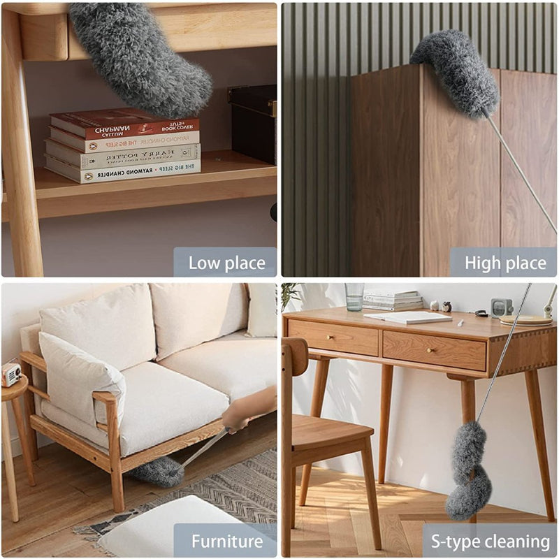 Rengjør høyt og langt, mer støv utenfor rekkevidde 