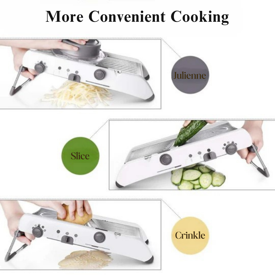 Mandolina regulável para cortes rápidos 