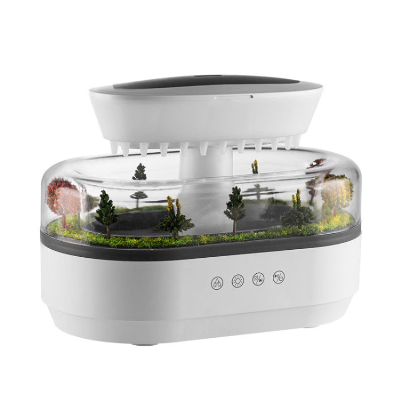 Diffuseur mit Regeneffekt - Klang, Nebel & Ambiente-Beleuchtung 