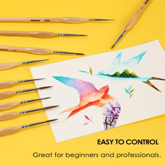 Nauwkeurige penselen voor fijne en perfecte details (x11) 