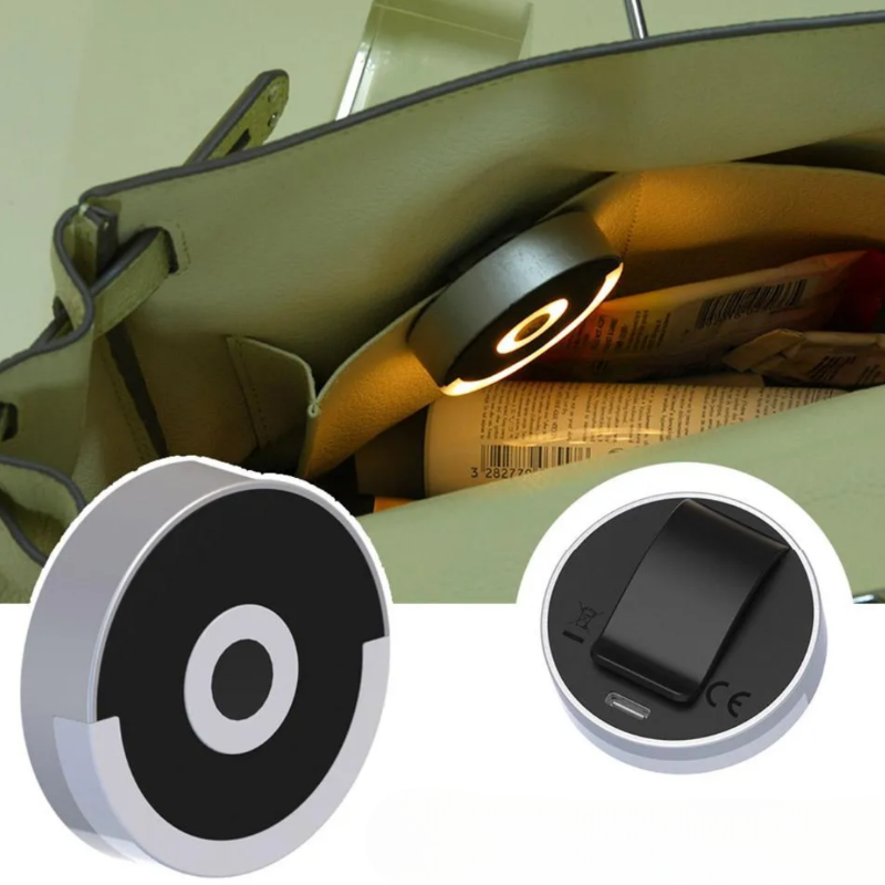 Ilumine a sua bolsa instantaneamente, mesmo no escuro total 