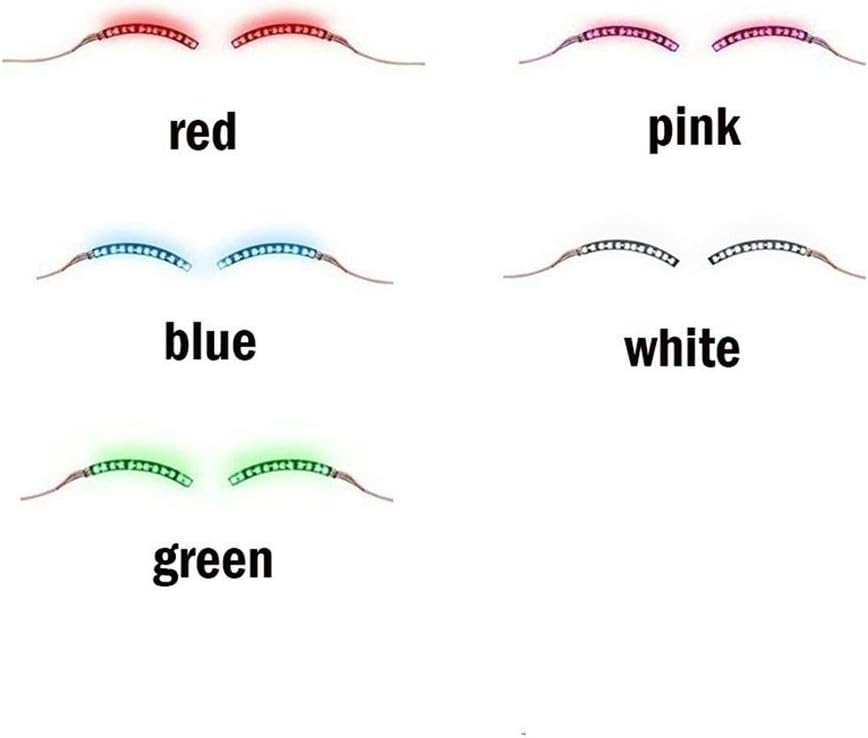 رموش LED مضيئة – مظهر ساحر مضمون 