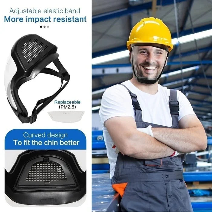 Full face shield - Safety and comfort 