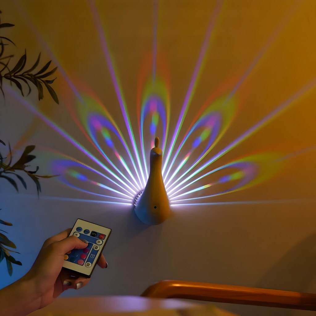 Luz de parede mágica para noites tranquilas 