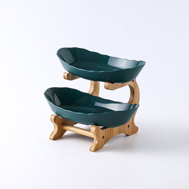 Elegant frukthållare och platsbesparande 