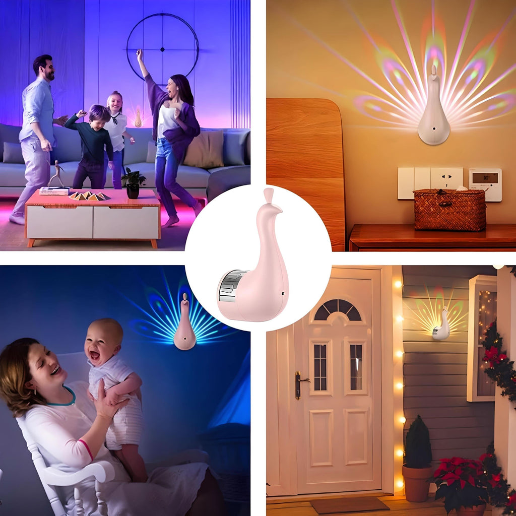 Luz de parede mágica para noites tranquilas 