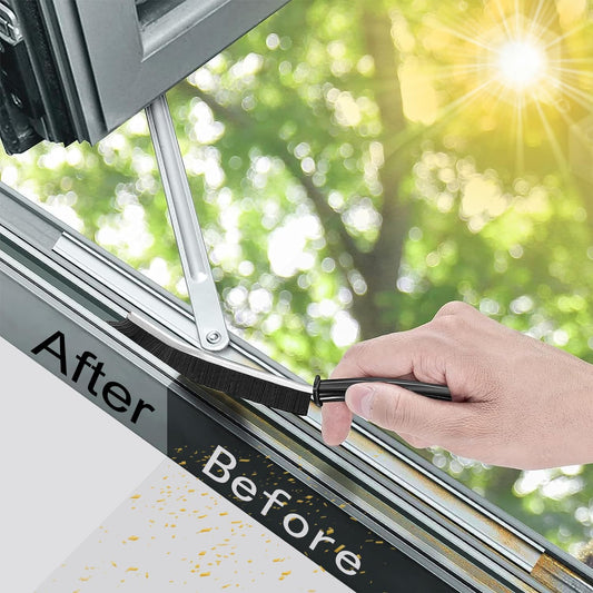 Børste for rengjøring med buet form og ultrafin bust 