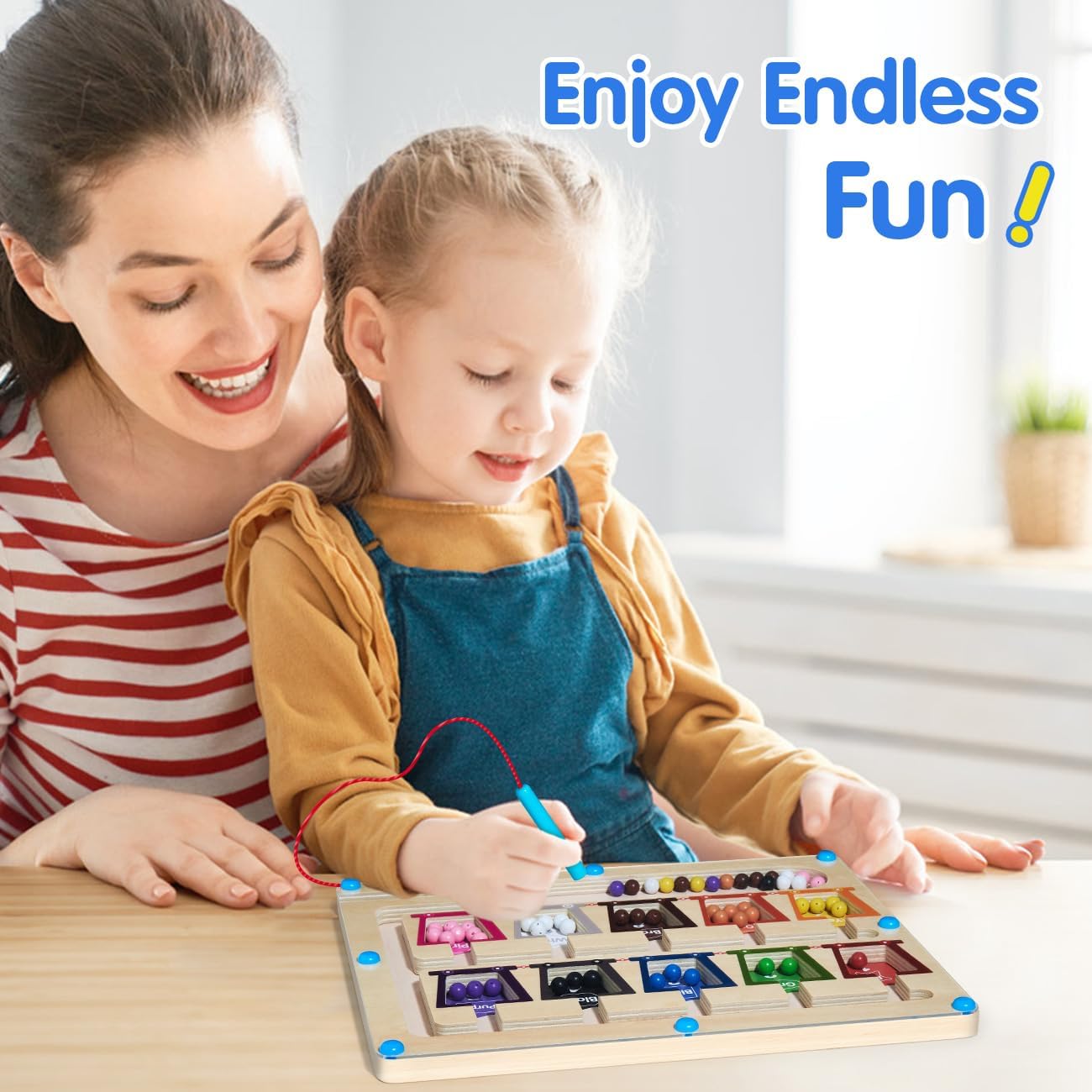 Μαθαίνοντας τα χρώματα παίζοντας με μαγνήτες 