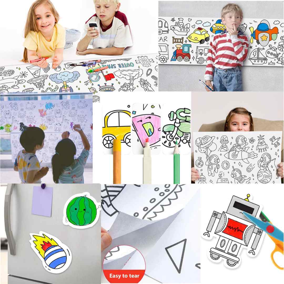 Tekeningrol voor kinderen: Laat de creativiteit de vrije loop! 