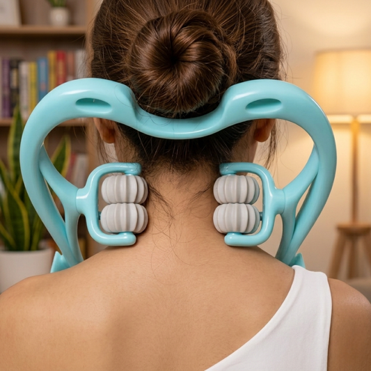 Rouleau manuel double poignée – application nuque ciblée