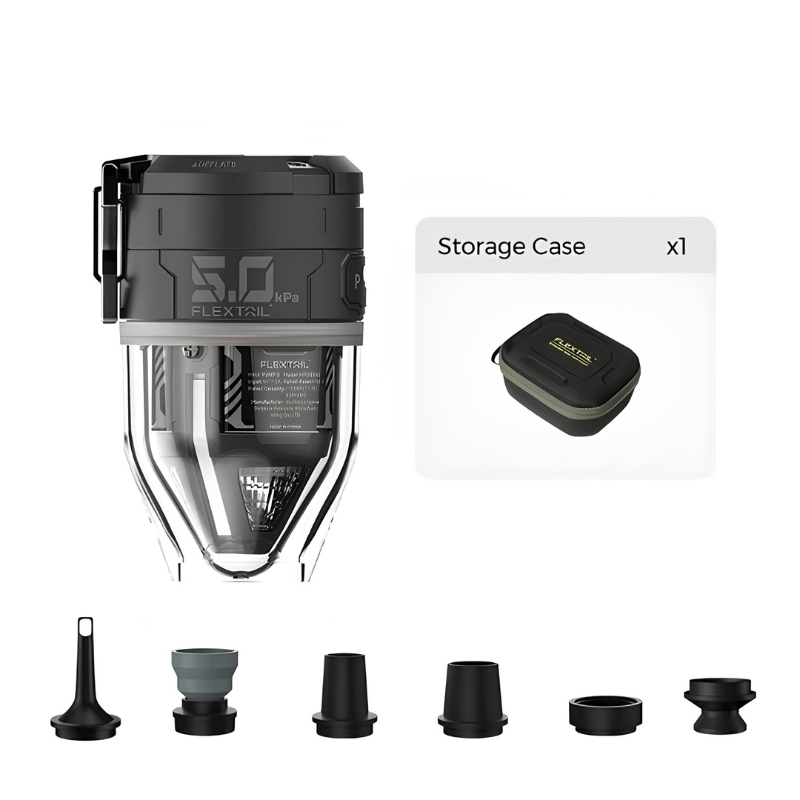 Kit mini pompe multifonction avec lumière – gonflage rapide partout