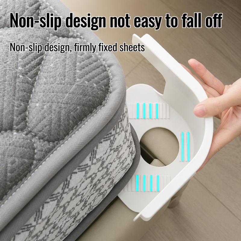 Lot d’attaches pour drap-housse – maintien sans plis