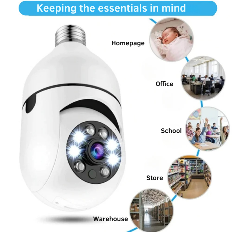 Bewaak uw huis discreet met een LED-camera 