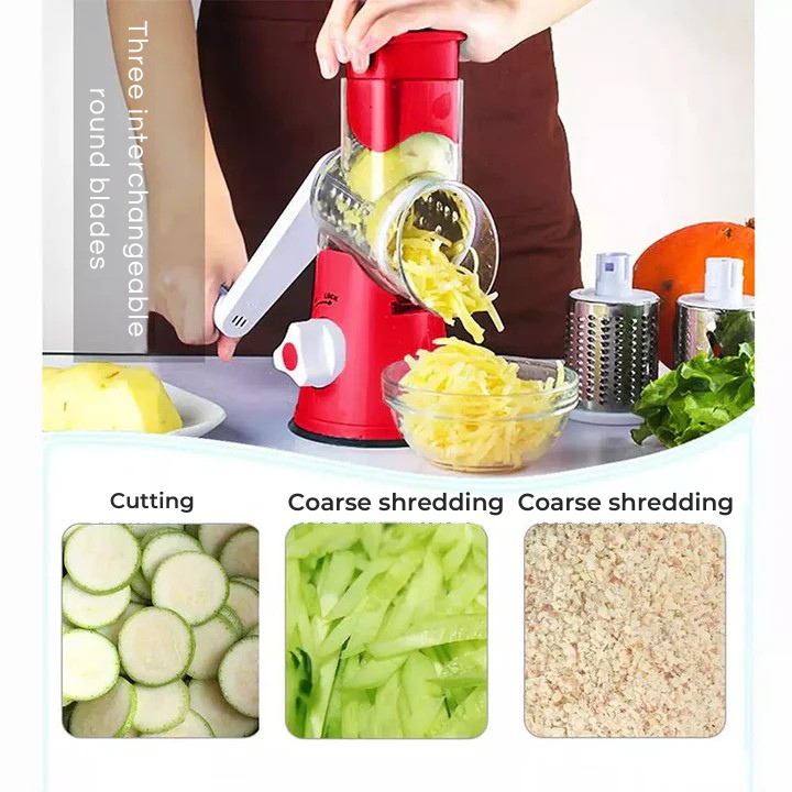 Snijd, rasp en snijd gemakkelijk zonder moeite 