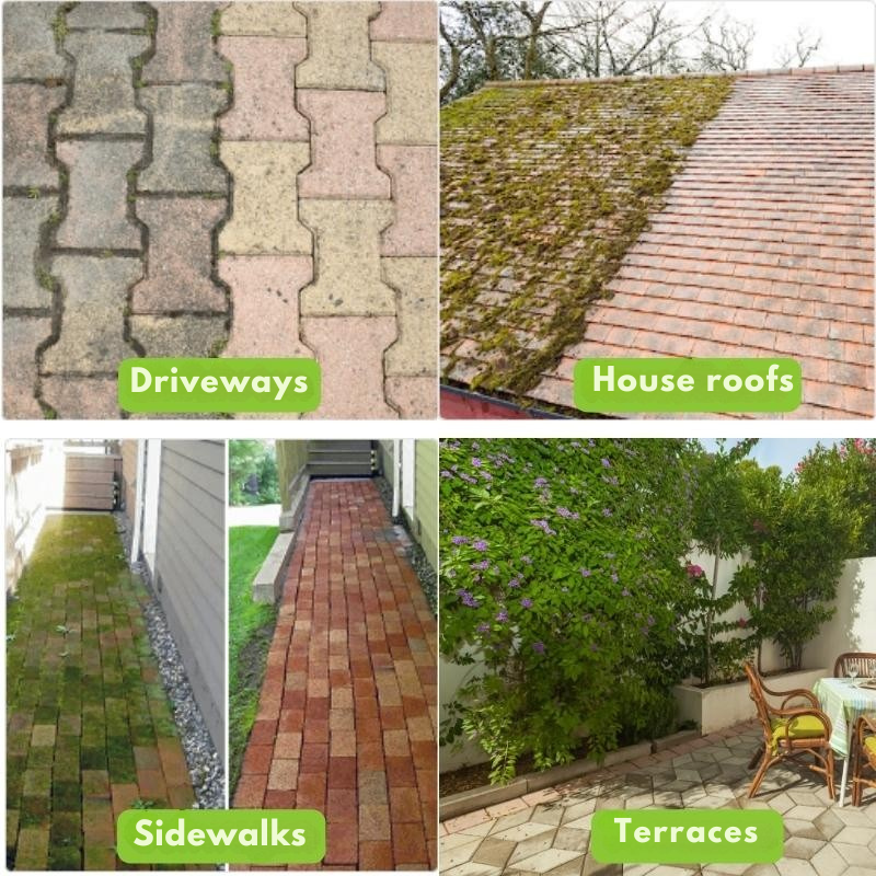 הסר עשבים במהירות וללא מאמץ, אפילו על משטחים קשים 