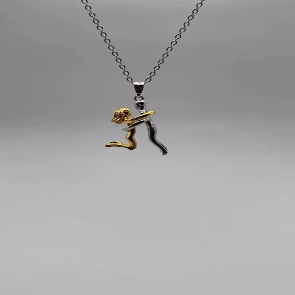 Elegant halskæde der udtrykker kærlighed og elegance 