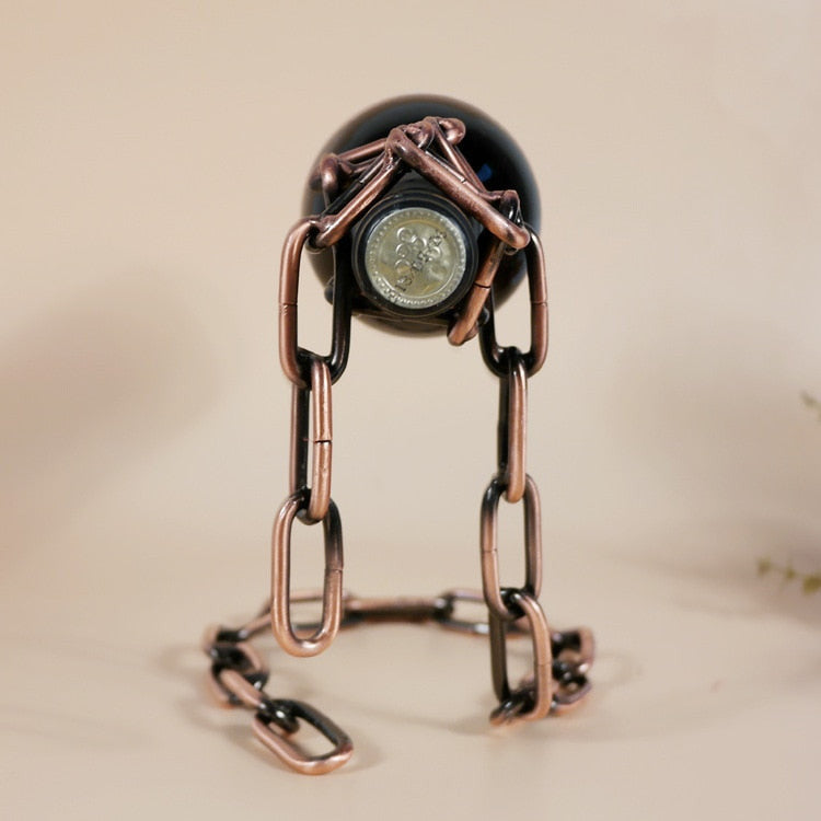 浮遊するボトルサポート - マジックチェーン効果 