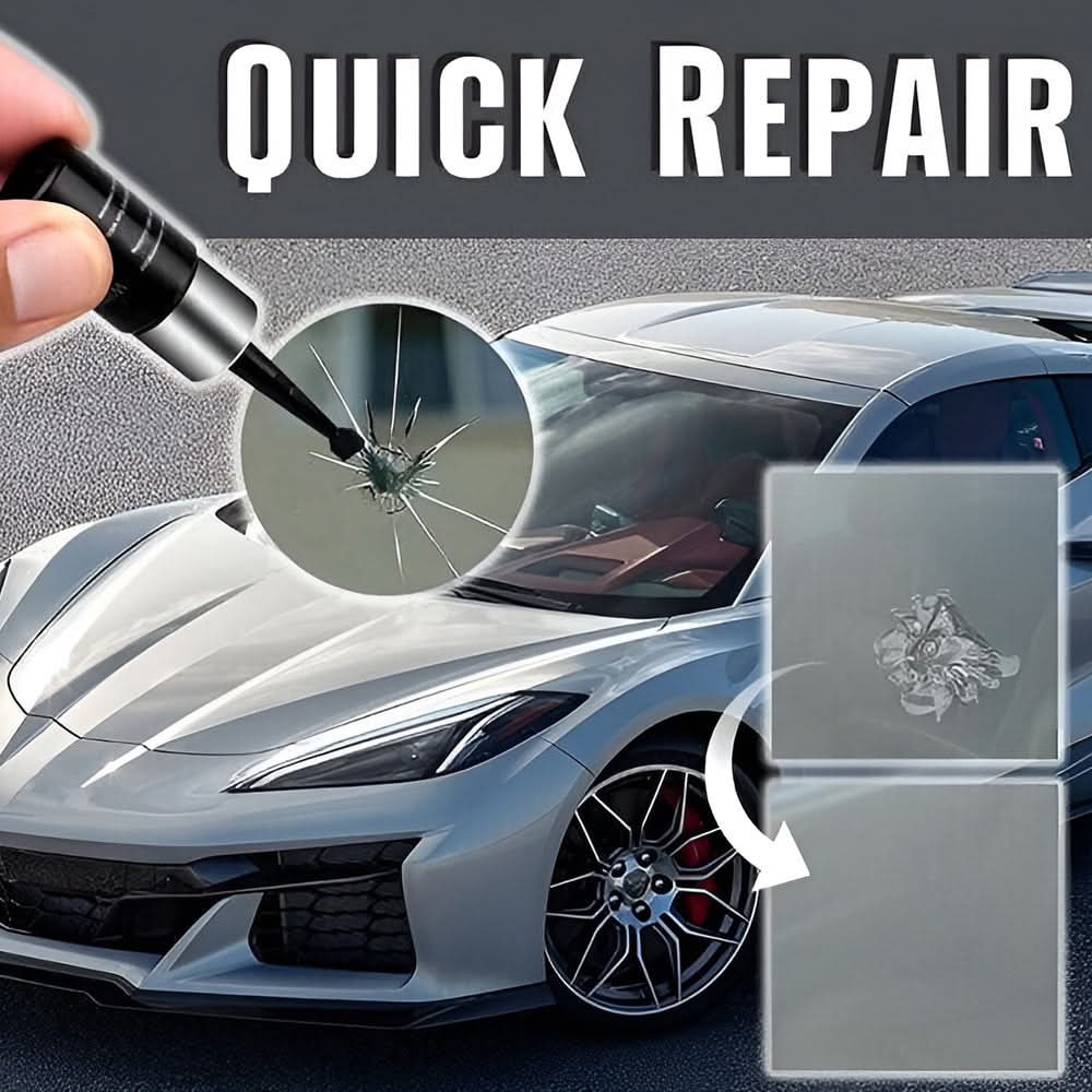 Reparieren Sie die Glasschäden in wenigen Minuten 