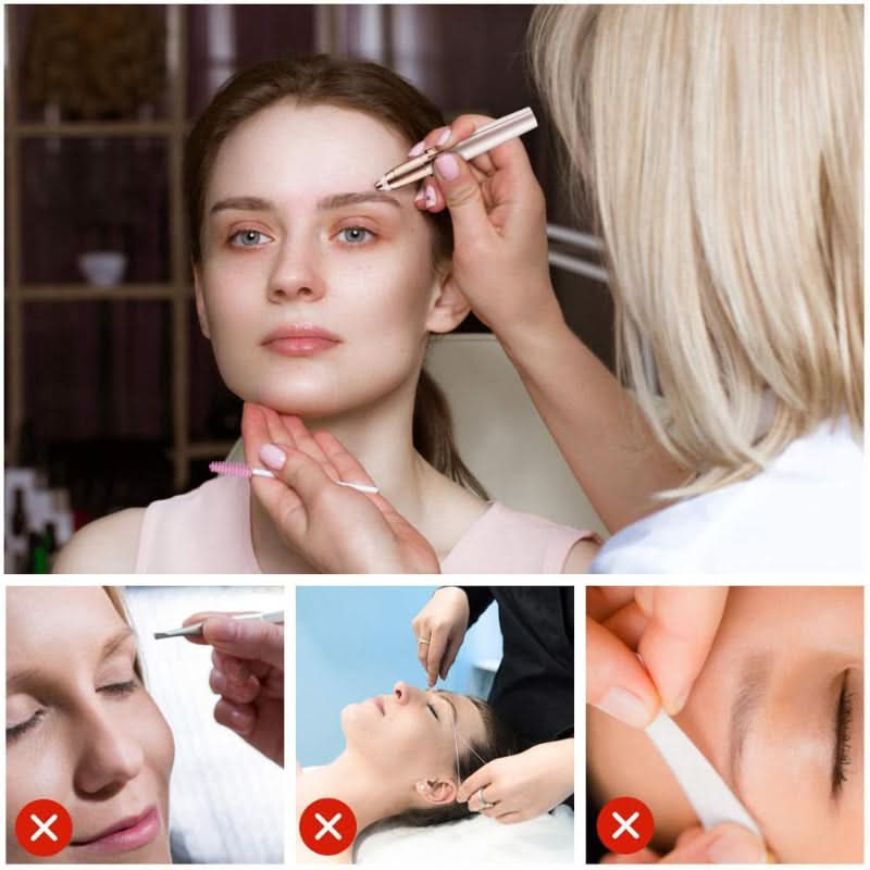 Presná a bezbolestná epilácia pre čisté obočie 
