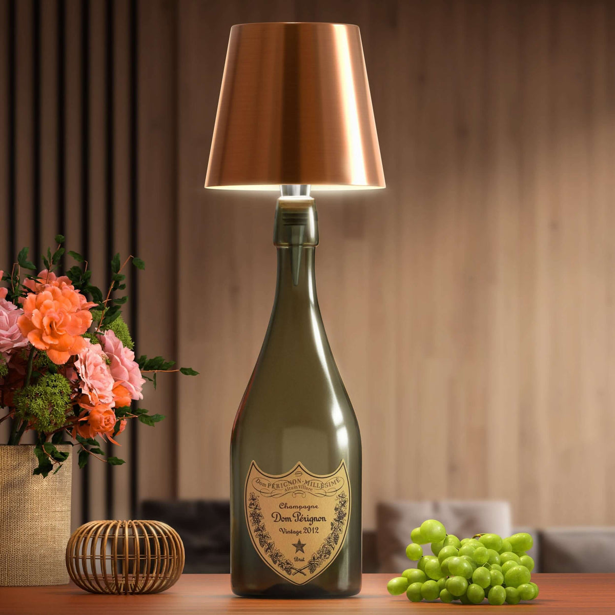 Lampada a Bottiglia Senza Fili – Illuminazione Elegante e Originale 