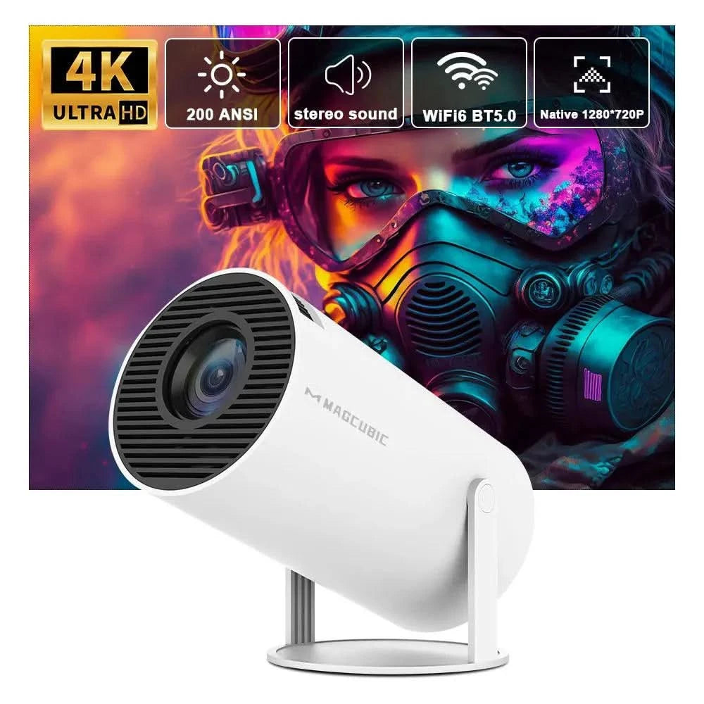 Een compacte projector die uw muur in een bioscoop verandert 