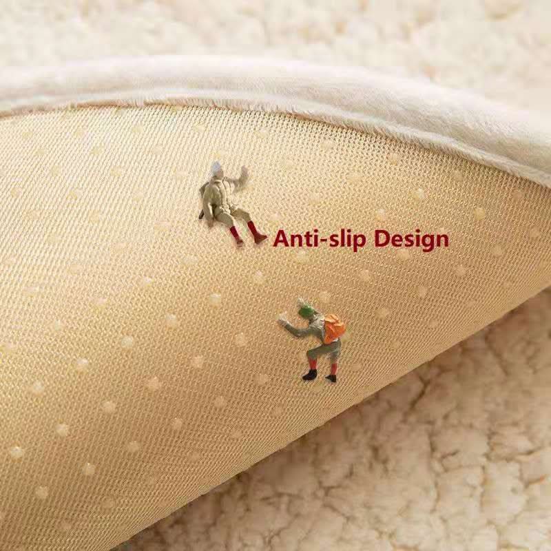 Ultra Soft Lamb Cashmere Sofa Cover – Plush Effect & Non-Slip 