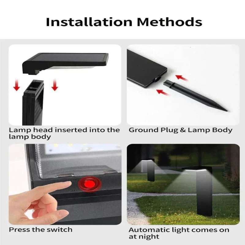 Ilumine o seu jardim sem eletricidade nem esforço 