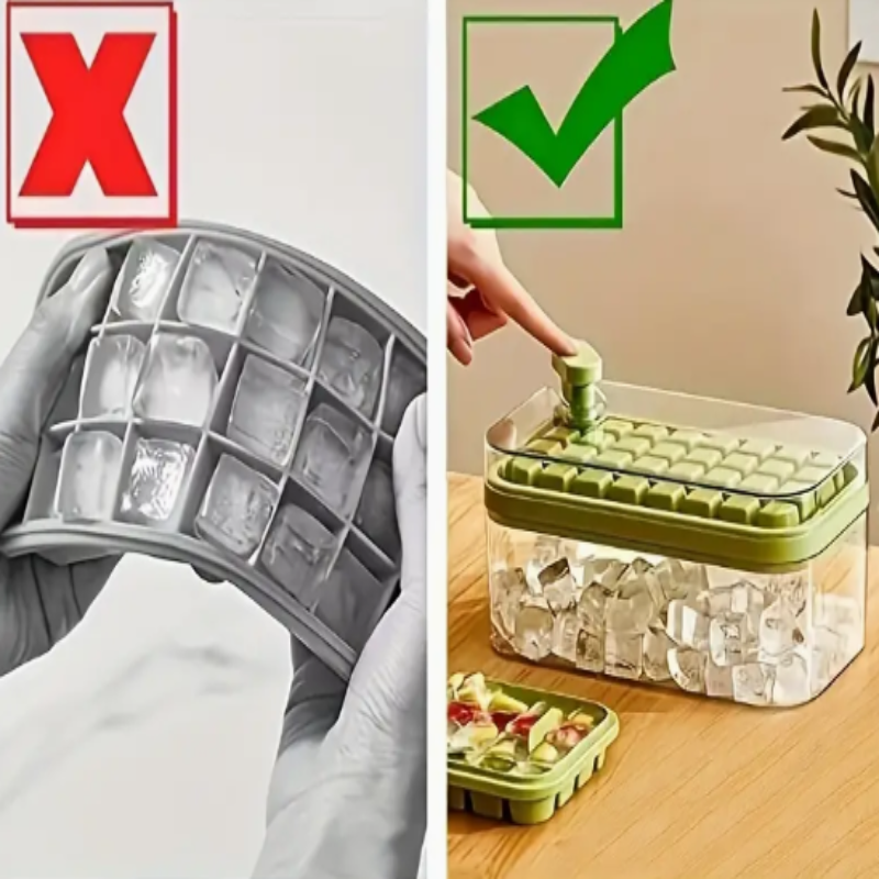 Contenitore per ghiaccio pratico, sformatura ultra rapida 