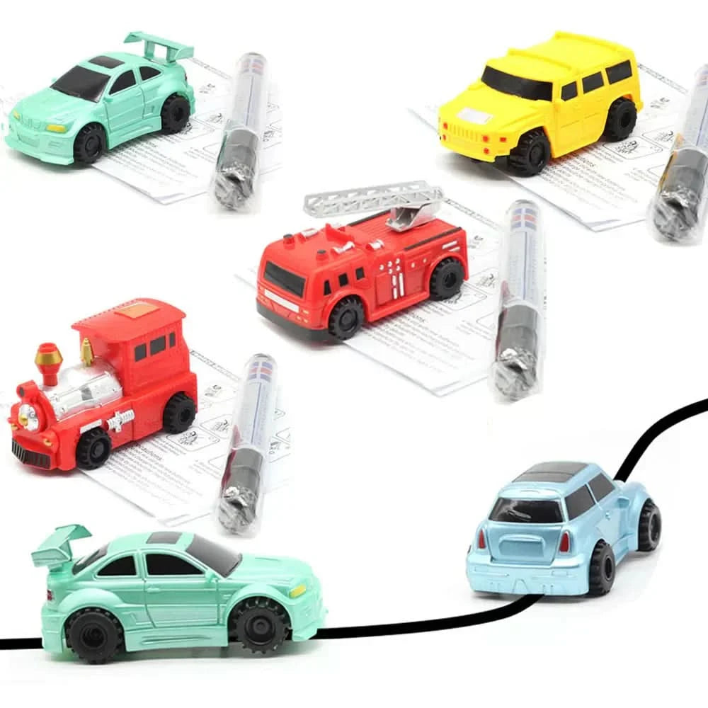 De magische auto die uw tekeningen als bij toverslag volgt 