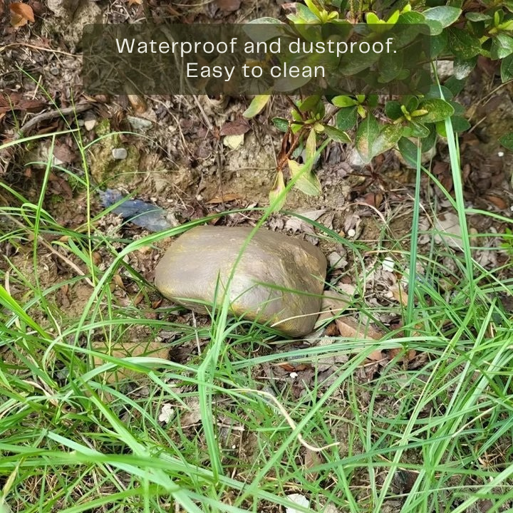 Diskrétny vonkajší kľúč v tvare kameňa 