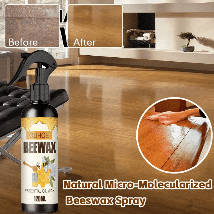 BeeWax Spray : Rinfresca e Proteggi i Tuoi Mobili in Legno 