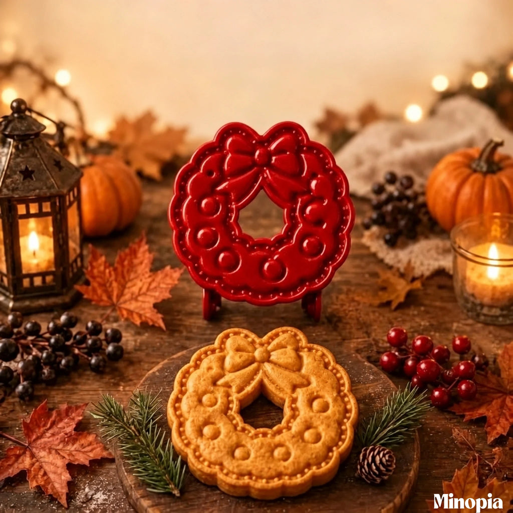 Moldes navideños para minipasteles – repostería de otoño, 16 cortadores aptos para uso alimentario