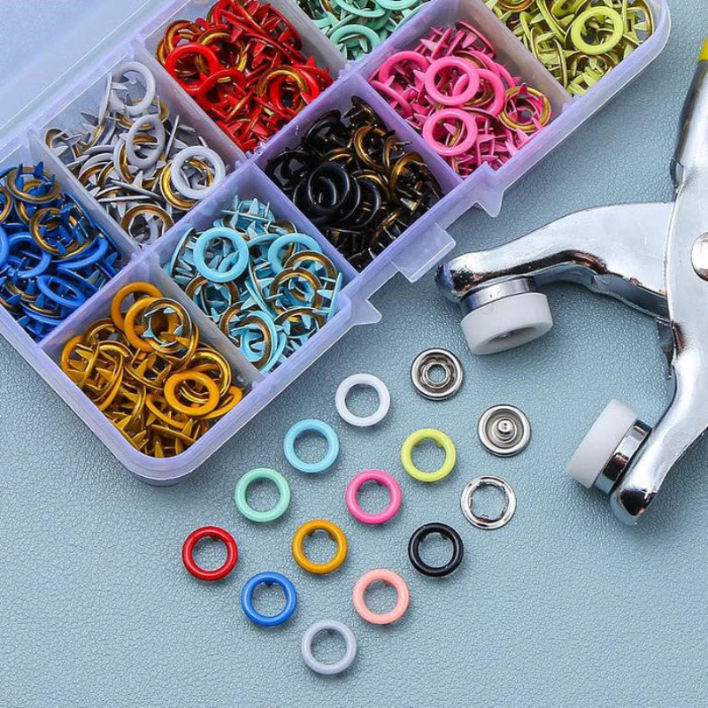 חיבור ללא תפרים: כפתורי לחץ קלים להתקנה 