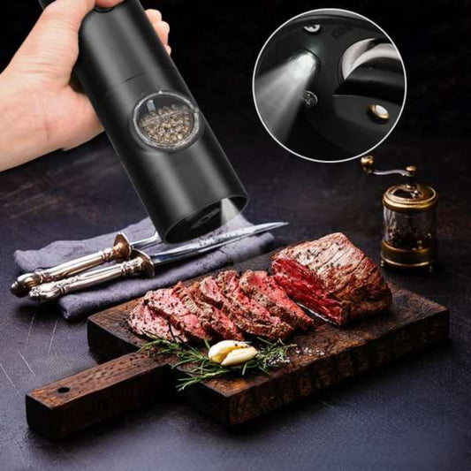 מטחנת חשמלית LED – תיבול מדויק ביד אחת 