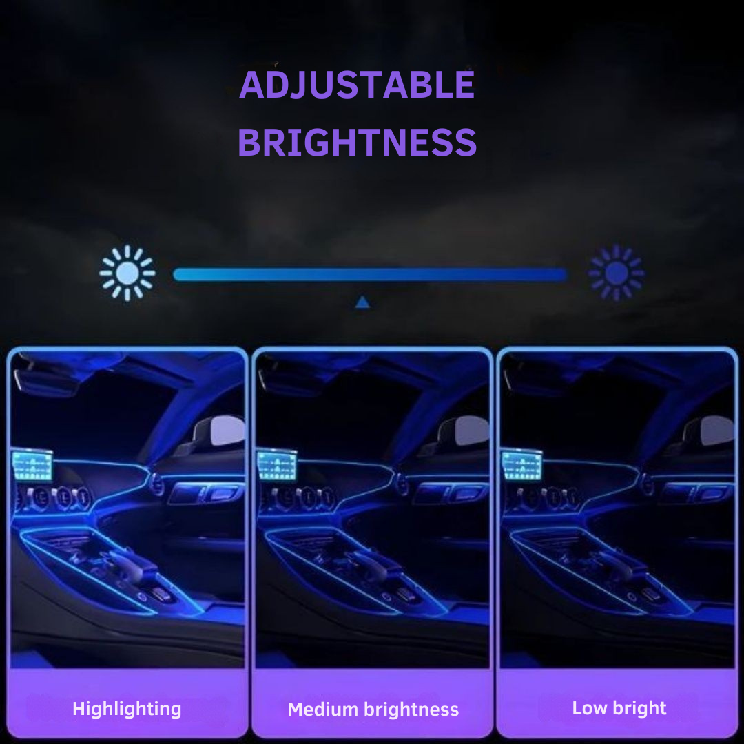 LED osvetlenie pre štýlový interiér auta 
