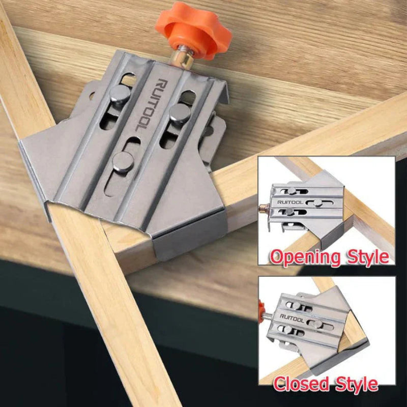 90° angle clamp for precise wood joints 