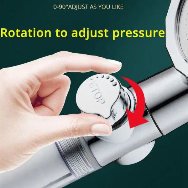 Duche relaxante 360º – Alta pressão & economia de água 