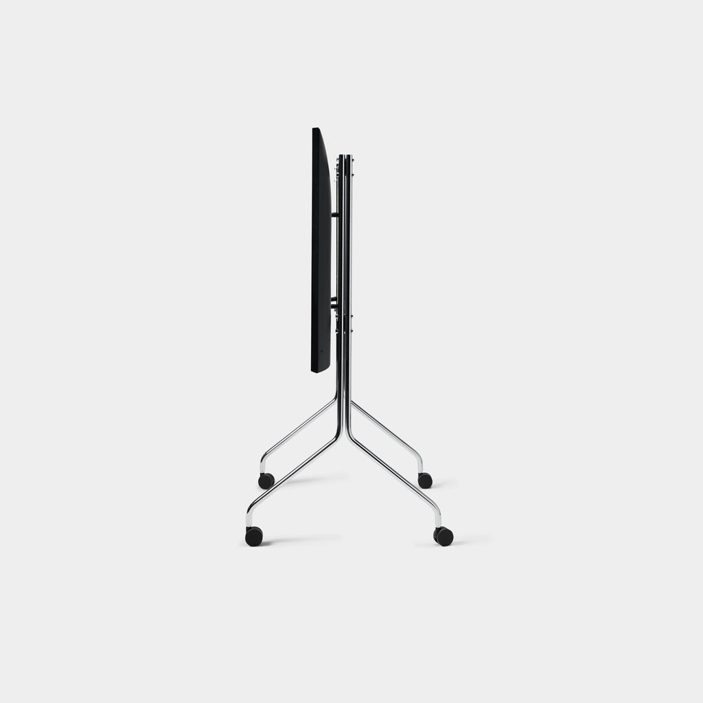 Support TV à Roulettes Moon Tall Chromé — photo 3